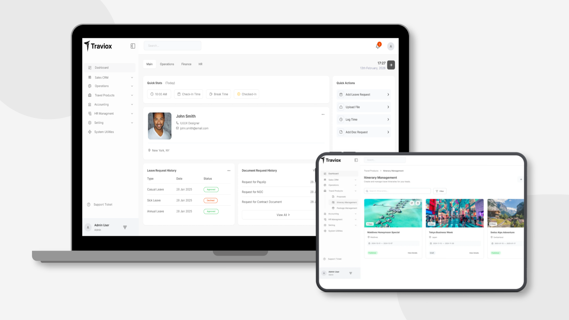Traviox: Unified Enterprise Travel ERP Platform